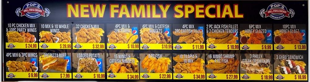 Pop's Grill, Fish & Chicken Menu image 3
