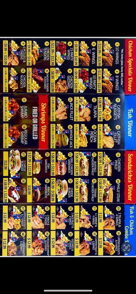 Pop's Grill, Fish & Chicken Menu image 4